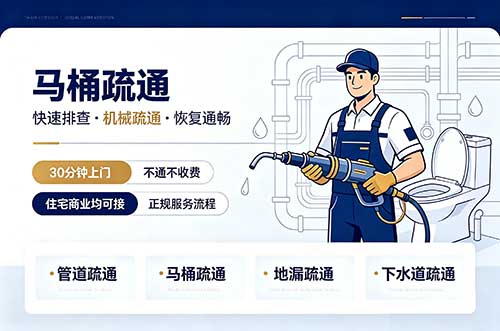 诸城马桶疏通