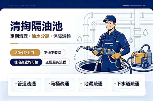 诸城清掏隔油池